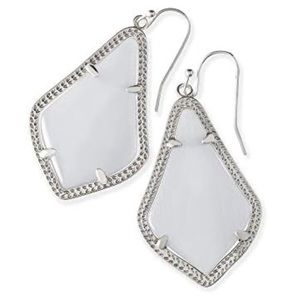 KENDRA SCOTT • Silver Alex Cat’s Eye Earrings